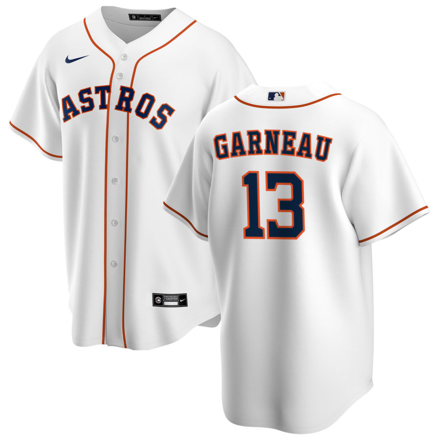 Nike Men #13 Dustin Garneau Houston Astros Baseball Jerseys Sale-White